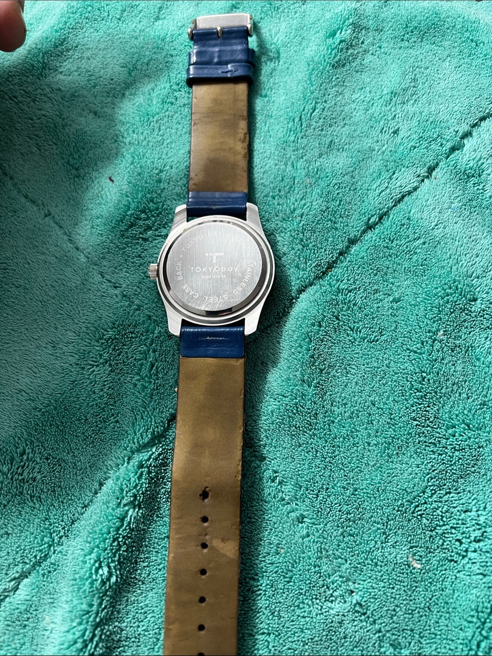 Tokyobay Blue & White Men's Sport Watch View 4